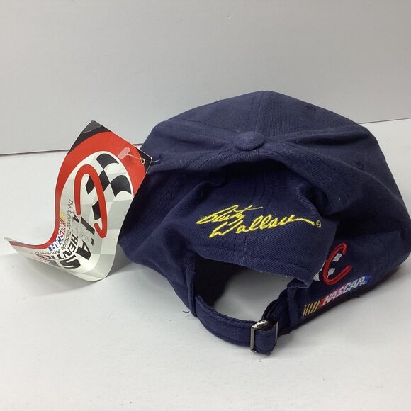Miller Lite NASCAR Hat Rusty Wallace Chase Authentics Men's One Size Navy Blue 2 - Picture 3 of 5